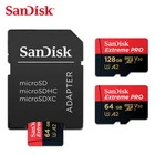 SanDisk Extreme Pro TF 64 ГБ 128 ГБ microSDXC UHS-I карта памяти micro SD 32 Гб microSDHC TF 170 МБс. класс 10 U3 с SD-адаптером