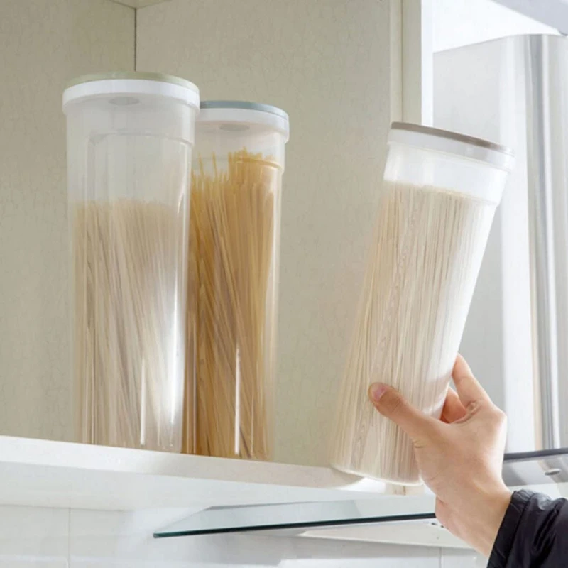 Набор 3 цилиндрической формы контейнер для лапши спагетти канистра зерновые