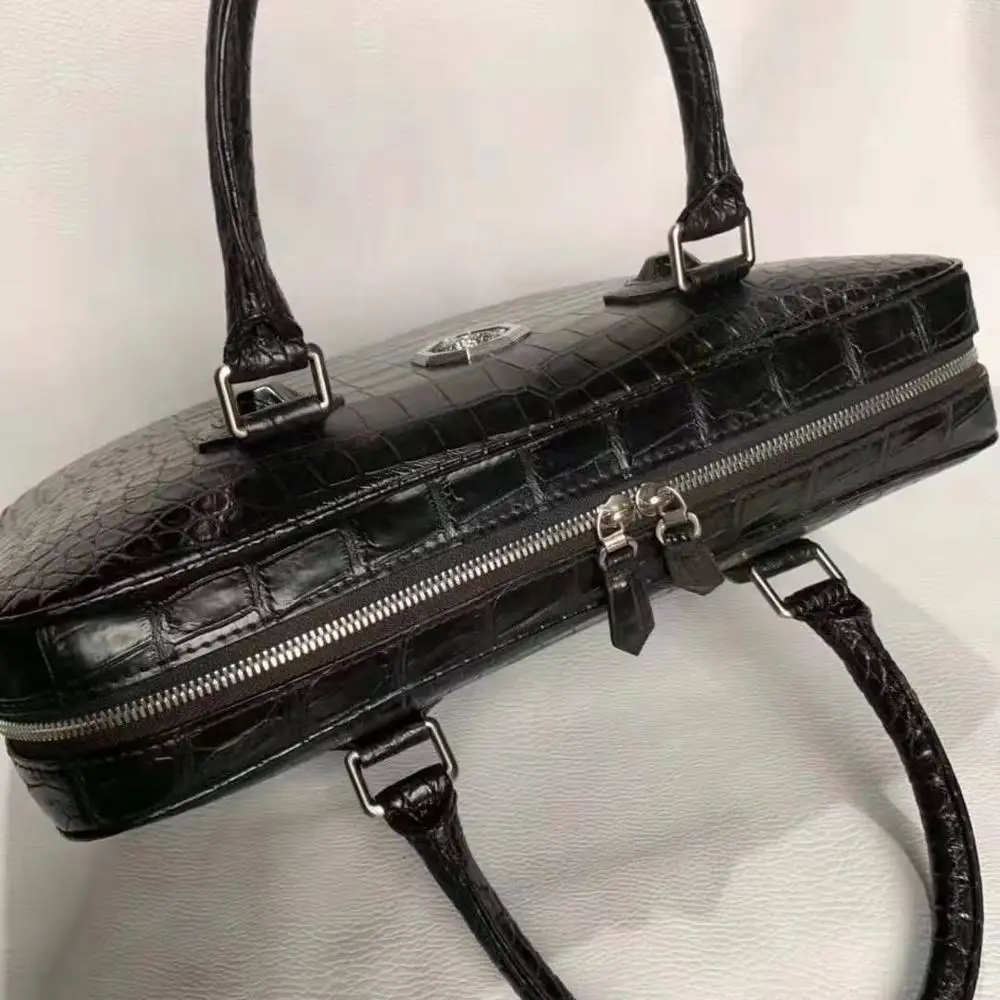 Первоклассное качество 100% натуральная из натуральной крокодиловой кожи мужской