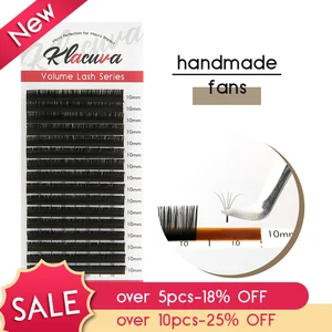 Ресницы для наращивания Klacuva 0,03-0,10, натуральный мягкий объем, 16 линий