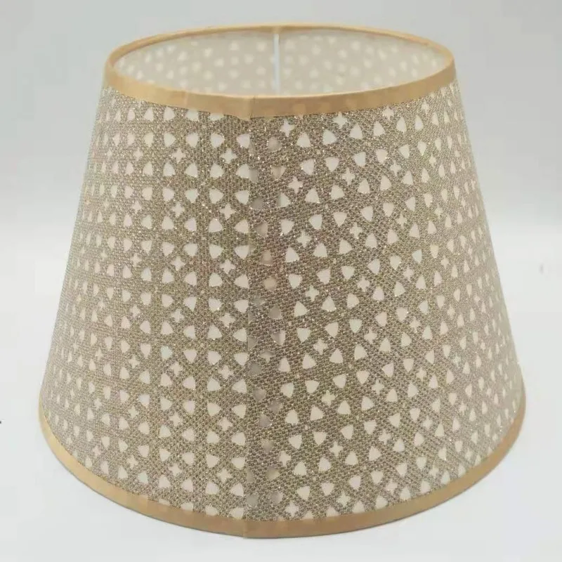 30 см E27 затемненные лампы в стиле АР деко для настольных ламп золотой тканевый