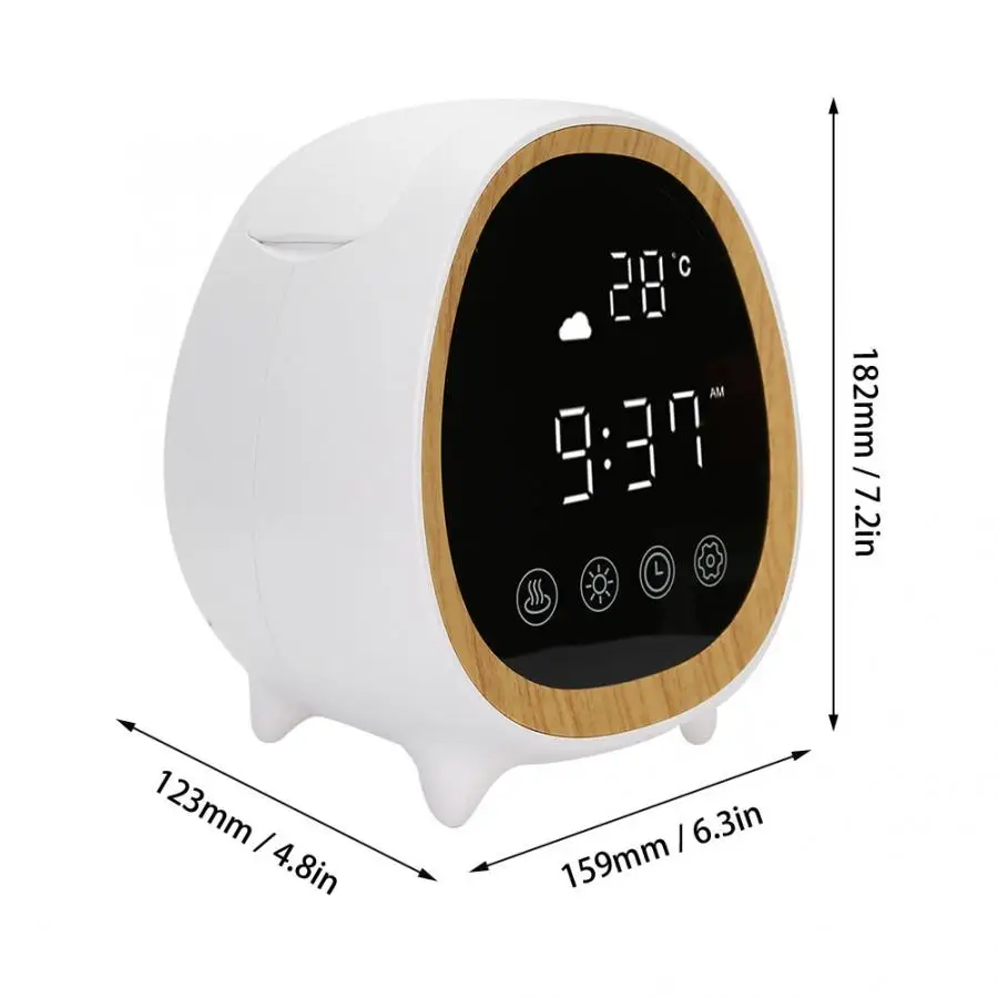 

WIFI Smart Air Humidifier 200ml Ultrasonic Aroma Essential Oil Diffuser Home Digital Display Time Weather Aromatherapy Atomizer