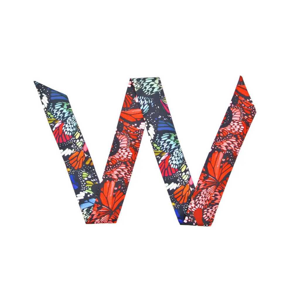 47 &quotженский длинный обтягивающий шарф Саржевые шелковые шарфы для сумки