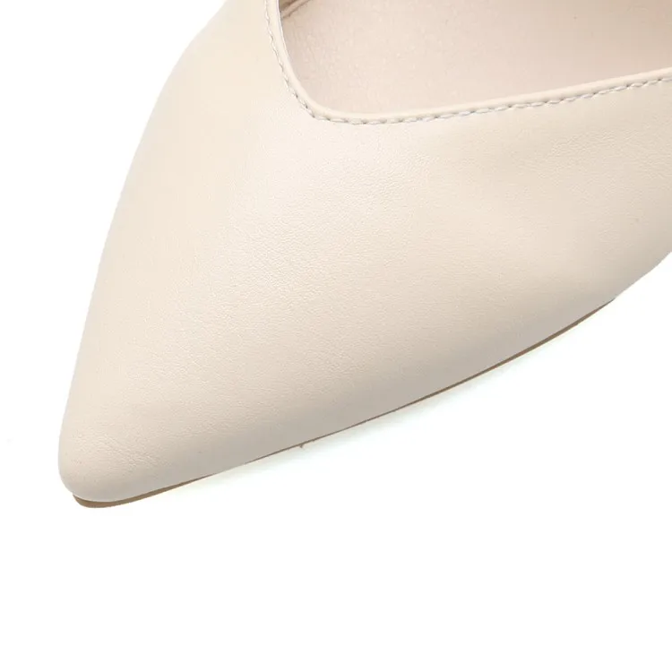 Сандалии женские на высоком каблуке босоножки с острым носком пуговицах Туфли