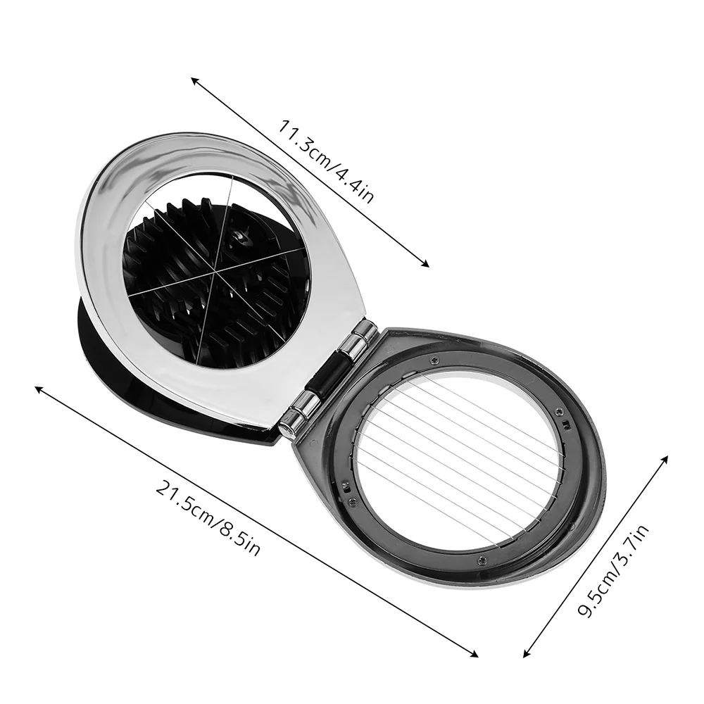 

Multifunctional Egg Cutter Stainless Steel Egg Slicer Sectioner Cutter Mold Flower-Shape Luncheon Meat Cutter Kitchen Gadgets