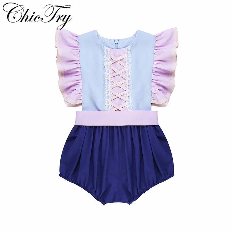 Комбинезон с рюшами для девочек комбинезон Хэллоуина маскарадный костюм