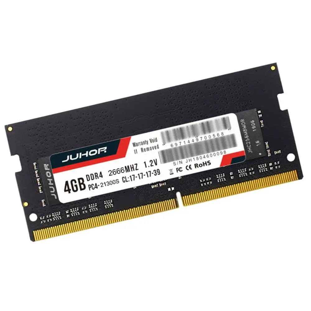 Оперативная память для ноутбука SODIMM 4 Гб Память DDR4 260 контактов 1 2 В с разъемом на