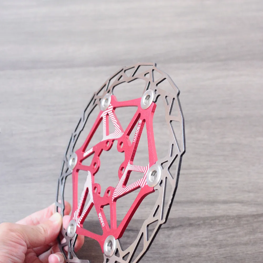 Ссветильник кие тормозные диски DECKAS для горного велосипеда плавающие колодки 180