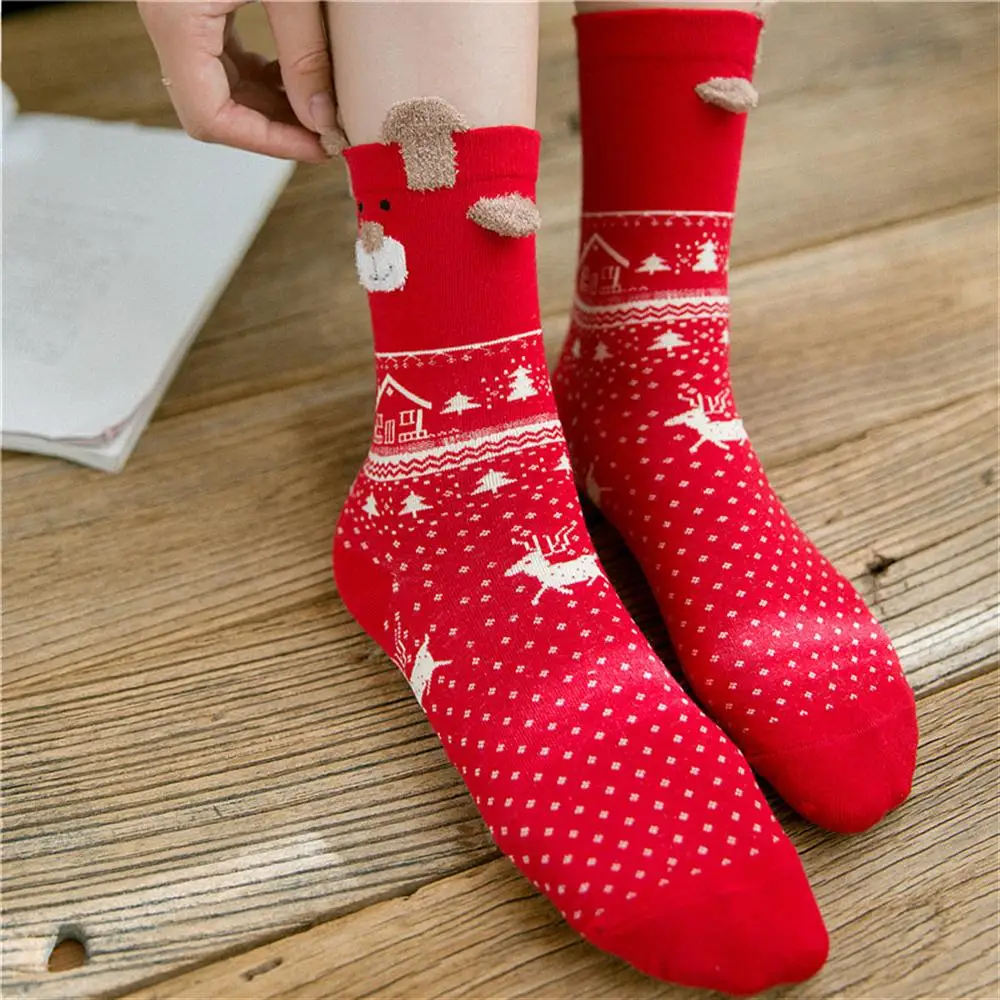 Новое поступление счастливого карнавала зимние женские хлопчатобумажные носки