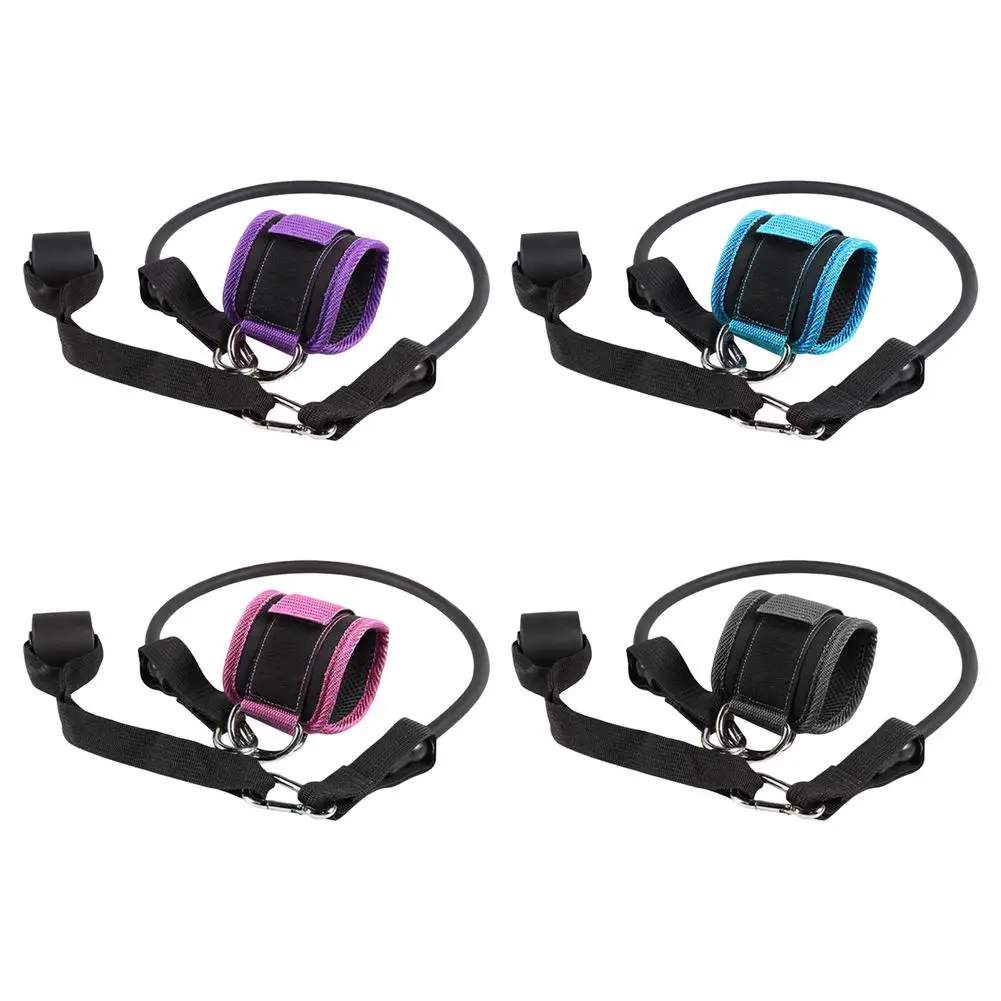 

Adjustable Ankle Buckle Leg Training Set Door Pull Rope Elastic Band Set Hip Training Leg Straps For Exercise