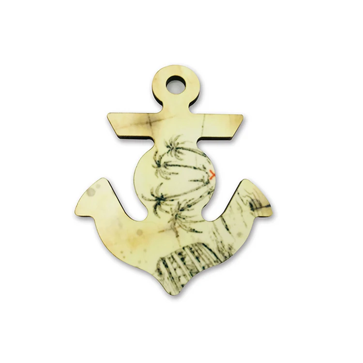 Сублимационные пустые Брелоки для ключей с двойным сердцем из МДФ брелок горячей