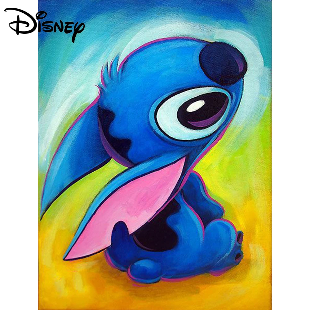 

5D DIY Diamond Painting Disney Lilo & Stitch Cartoon Mosaic Set Children's Art Full Drill Round Embroidery Home Decor Gifts