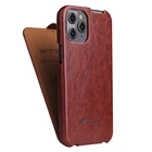 Чехол для iPhone 13 12 Pro Max Mini 11 XS XR, ретро чехол из натуральной кожи, матовый откидной противоударный чехол для телефона, деловые 3D текстурные чехлы