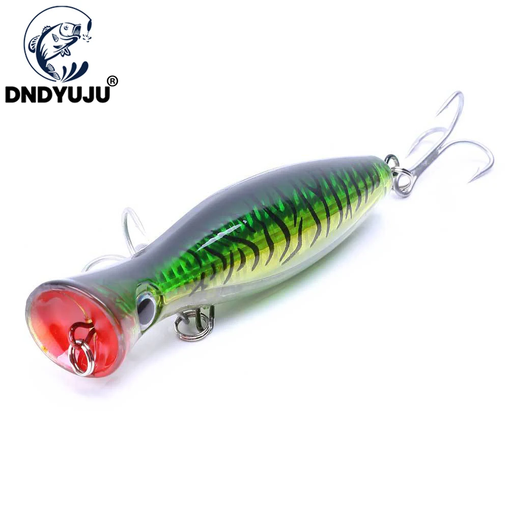 

Рыболовные крючки DNDYUJU искусственная приманка Pesca, рыболовные снасти TopWater, Поппер, 13 см, 43 г, 1/0 #, воблер приманка, рыболовные снасти