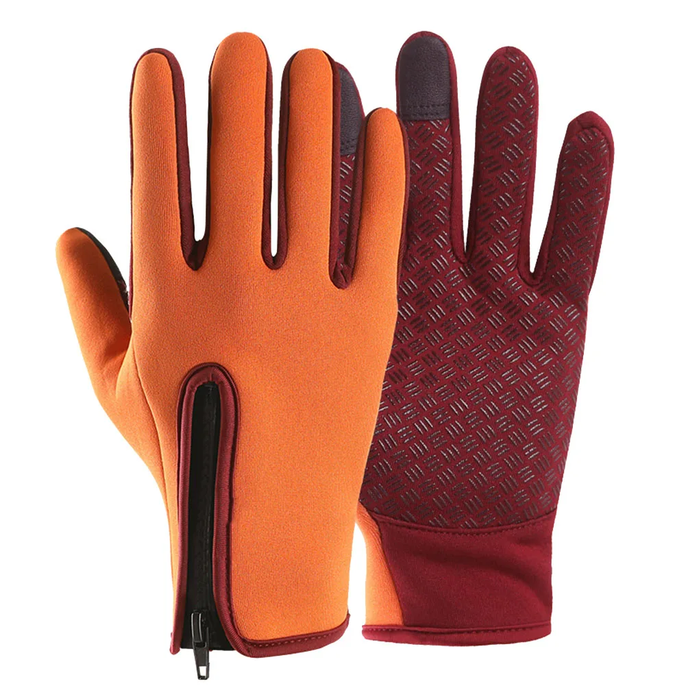 Унисекс водонепроницаемые перчатки толстые зимние теплые для верховой езды