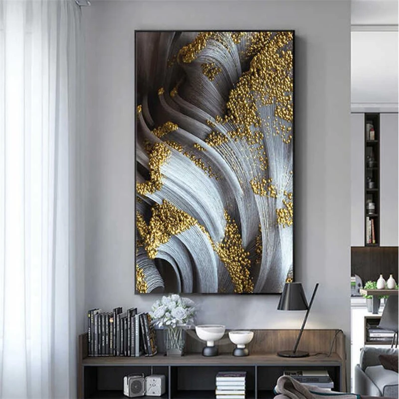 Wellyu пользовательские обои 3d скандинавские абстрактные креативные золотые