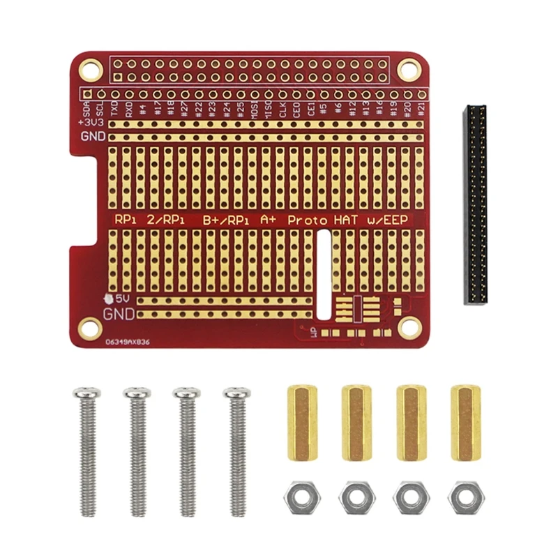 

Extension Board Prototype Hole Peg Proto Hat Shield for Raspberry Pi 4B Model RPI GPIO 3B 2B B+ pegboard Tunnel slab