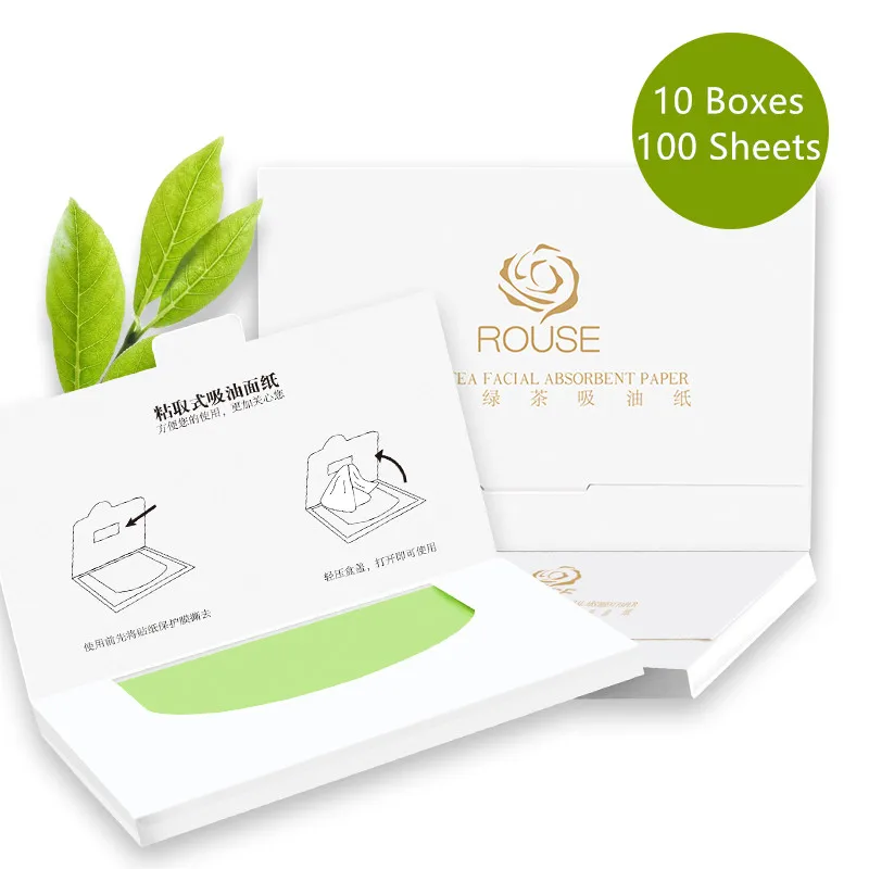 

500 Sheets Oil-absorbing Sheet Face Oil Blotting Paper Face Cleansing Makeup Remove Paper Facial Absorbent Paper