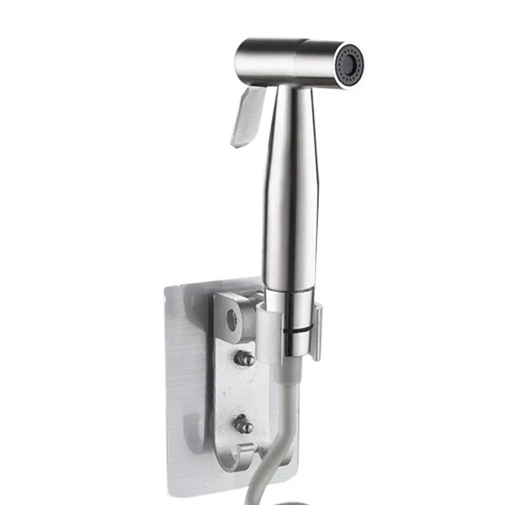 

Ручной распылитель для унитаза, комплект для биде из нержавеющей стали, ручной распылитель для ванной, насадка для душа, самоочищающаяся