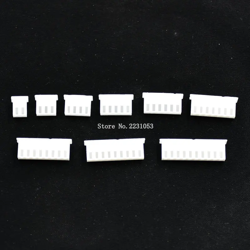50PCS XH2.54 Connector 2.54mm Pitch Plastic Shell Housing 2P 3P 4P 5P 6P 7P 8P 9P 10Pin Electrical wire Terminal Plug | Строительство и