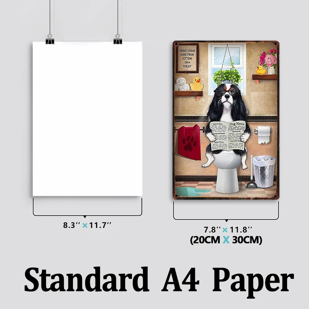 [Kelly66] Домашние животные кавалер Кинг Чарльз спаниель ванночка собака искусство