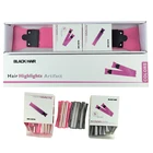 Профессиональная машинка для стрижки волос окраски набор инструментов краска для волос с системой Roll In 2 весла рулон meeces P-24 материала для парикмахерских салонов, набор из 24 штук, рулон для волос Инструменты для укладки волос