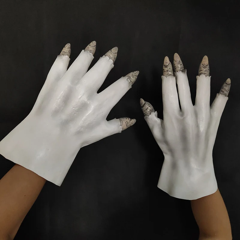 One pair of Glove Фильм It Chapter 2 Pennywise Клоун Маска Латекс страшный Хэллоуин карнавальные костюмы реквизит маска для вечеринки Косплей - Цвет: One pair of Glove
