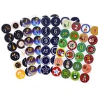 24 шт., 4,5 см, календарь с надписью Merry Christmas