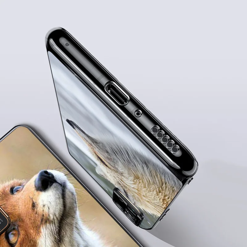 

Cute Snow fox for Huawei Honor 30i 30S 20E 20i 20S View 20 V20 10X 10i 10 Lite Pro Plus 5G Phone Case