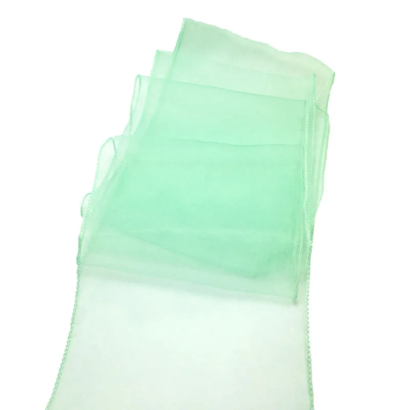 25 шт./лот чехол с бантиком и поясом из органзы для стула тюль свадьбы праздника