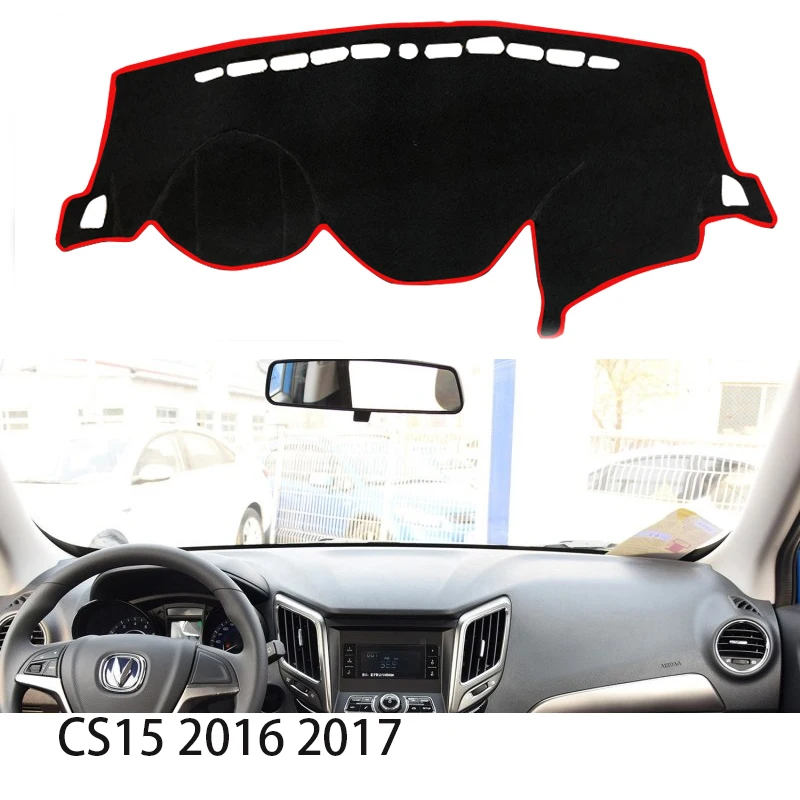 Коврик для приборной панели CS15 2016 2017 защитный коврик накидка теней подушка