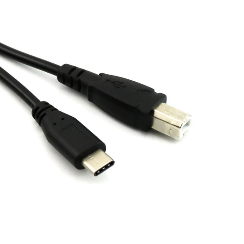 USB 3.1 Type C Штекерный разъем к 2 0 B Тип кабель для передачи данных адаптер жестких