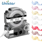 Лента атласная Unistar для принтера Epson, 12 мм, SFR12SK SA-4WKK, SA-4KBK, SA-4HKK, SFR12PK