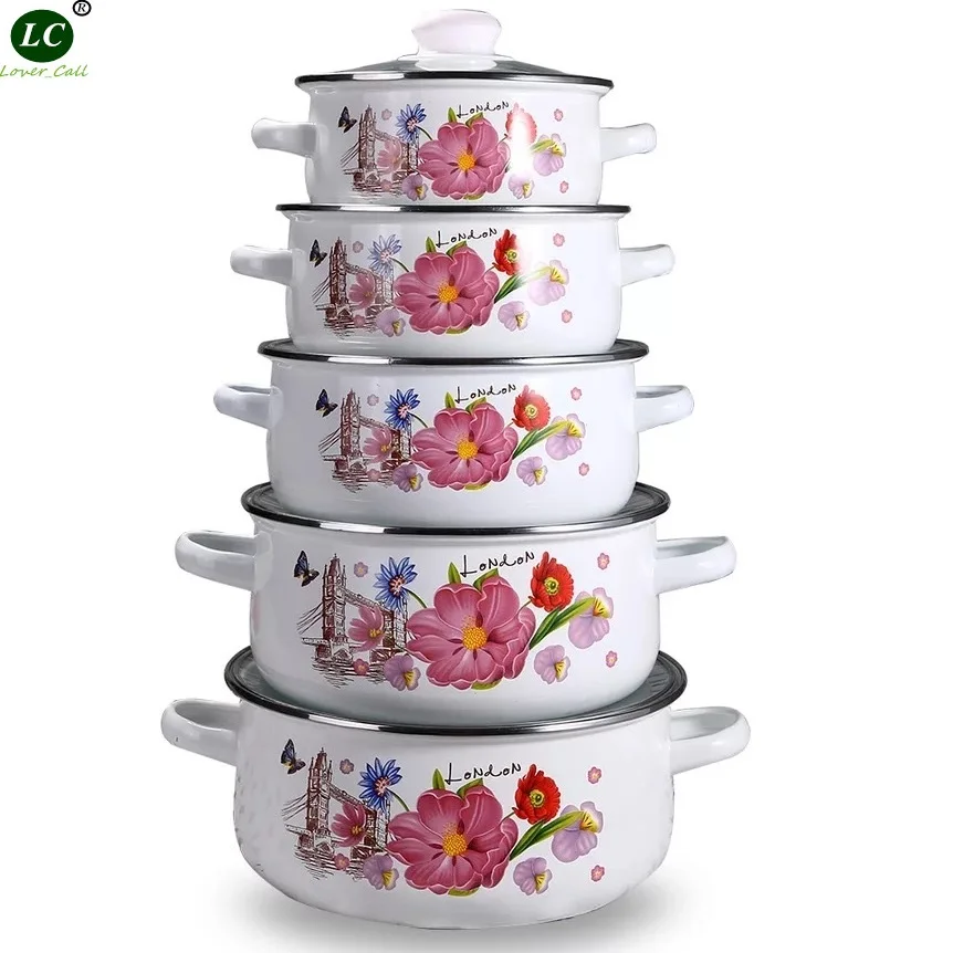 товары для кухни Набор инструментов приготовления пищи 5 кастрюль набор 1 литров