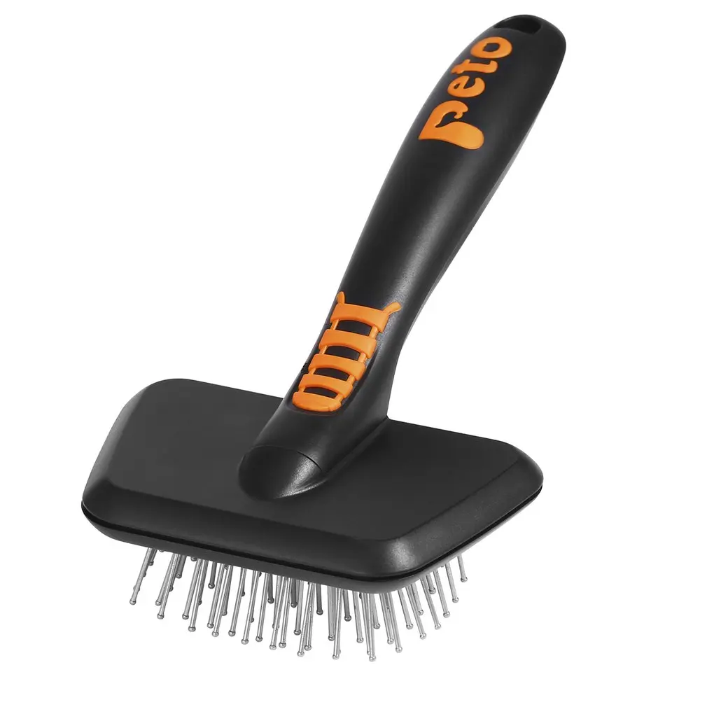 Массажная Расческа для домашних животных нескользящая ручка удаляет запутанные