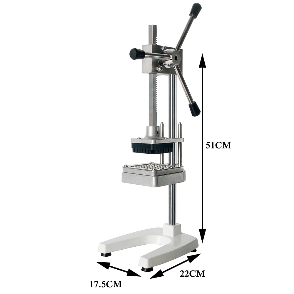 Вертикальный ручной французский машина для нарезки картошки фри картофеля