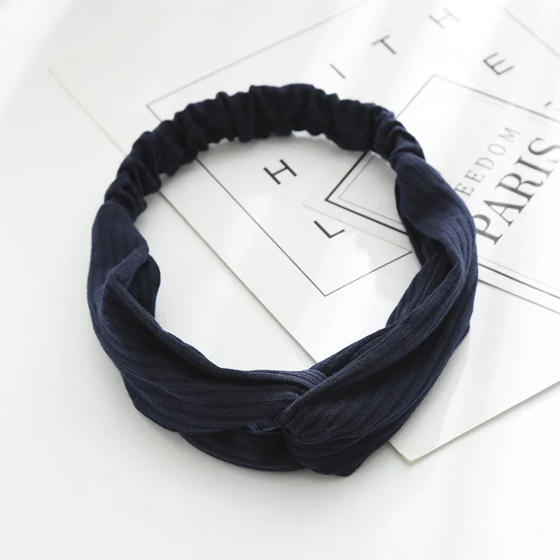 Women Velvet Twist Headband Female Striped Hair Clips Scrunchy Hairband Turban Bandana Head Bandagehaar hair accessoires |