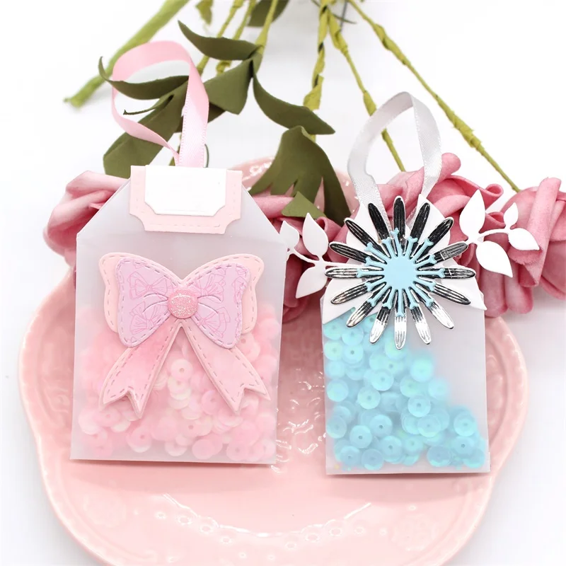 Чайный мешок держатель блесток металлические режущие штампы трафареты для