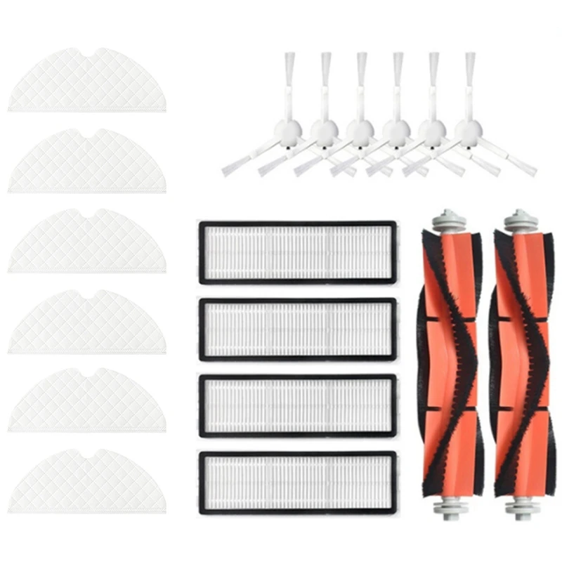 

Основная щетка, фильтр НЕРА, боковые щетки, Швабра, инструмент для очистки ткани для пылесоса Xiaomi Mijia 1C STYTJ01ZHM