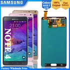 Оригинальный сменный ЖК-дисплей 5,7 дюйма для samsung Galaxy Note 4 Note4 N910 N910C N910A N910F N910H, ЖК-дисплей с сенсорным экраном и дигитайзером