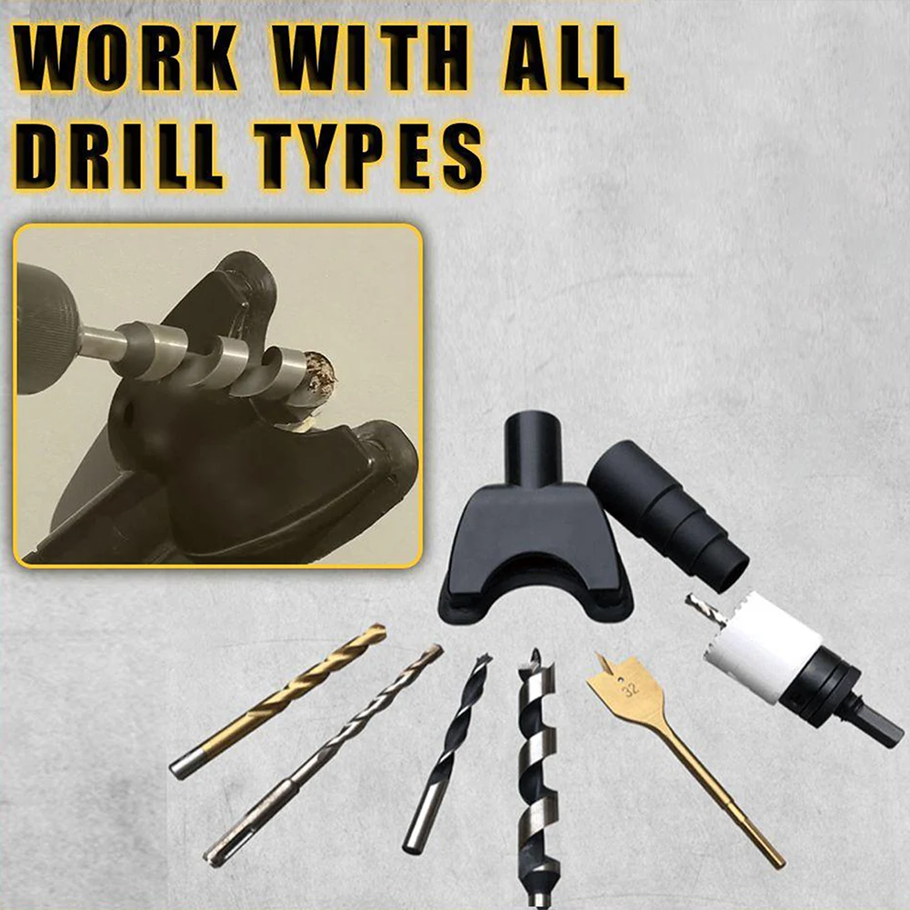 

1PC Electric Drill Dust Zitour Hands-Free Dust Collector Drill Dust Collector Dustproof Device Power Tool Accessories Dropship