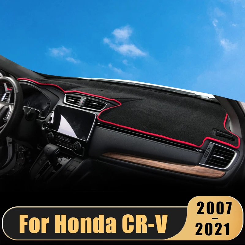 For Honda CRV CR-V CR V RE RM RW 2007-2019 2020 2021 Car Dashboard Cover Avoid Light Mat Instrument Panel Interior Accessories