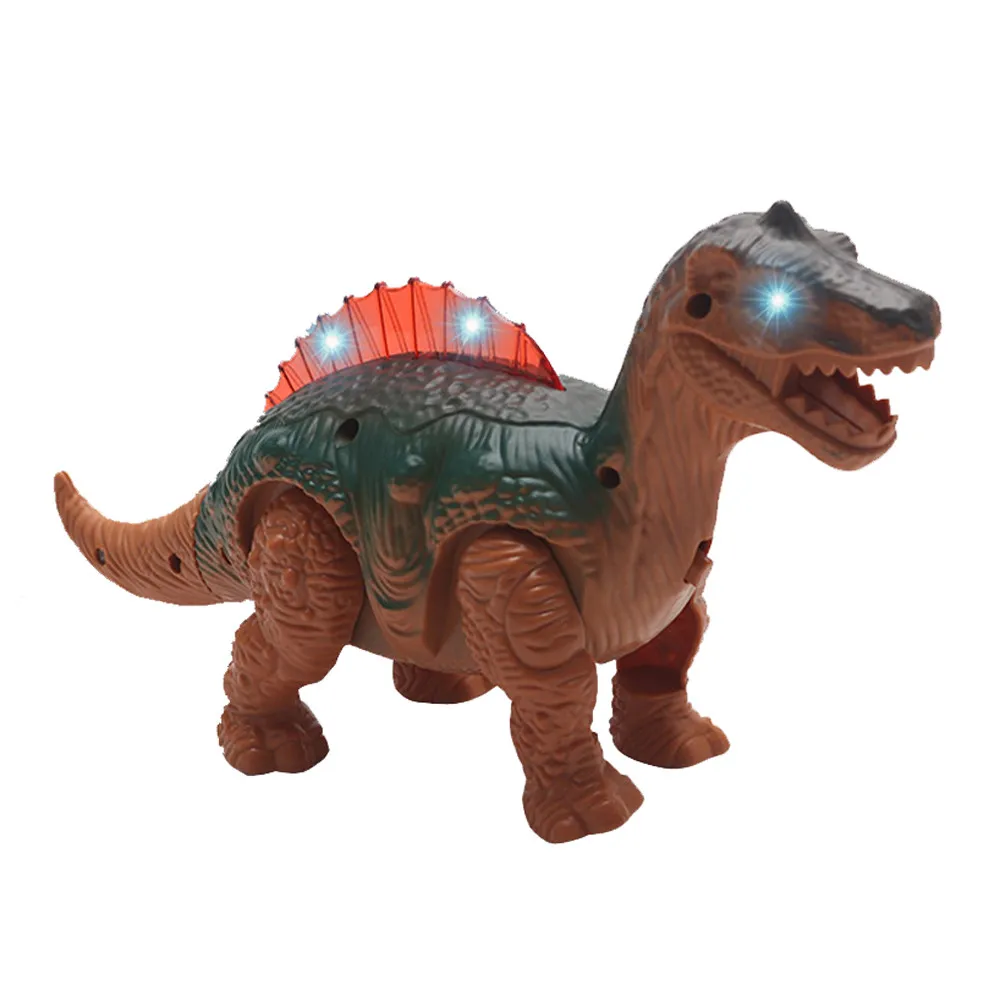 Light Up Dinosaur Electronic Walking Robot Roaring Interactive Dino Toy Early Learning Educational Gift Toys | Игрушки и хобби
