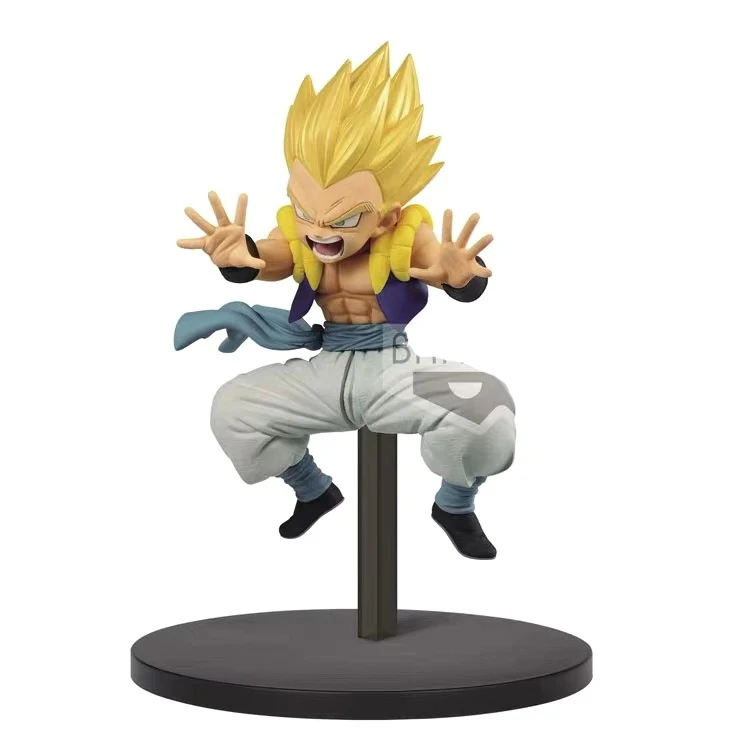 В наличии подлинный DragonballSuper рисунок Gotenks ПВХ Фигурки Модель Figurals|Игровые фигурки