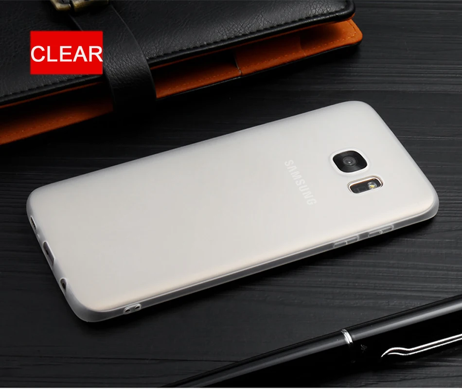 ITEUU Ультратонкий Мягкий матовый чехол из ТПУ для samsung Galaxy S7 S7 Edge чехол s задняя крышка оболочка для samsung S7 S7Edge