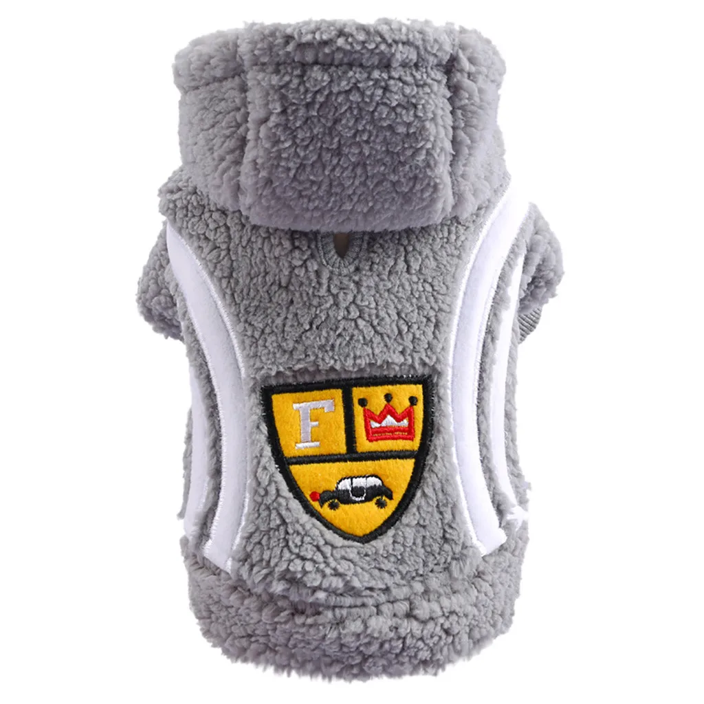 Одежда для собак зимние теплые куртки щенка Рождественская одежда толстовки