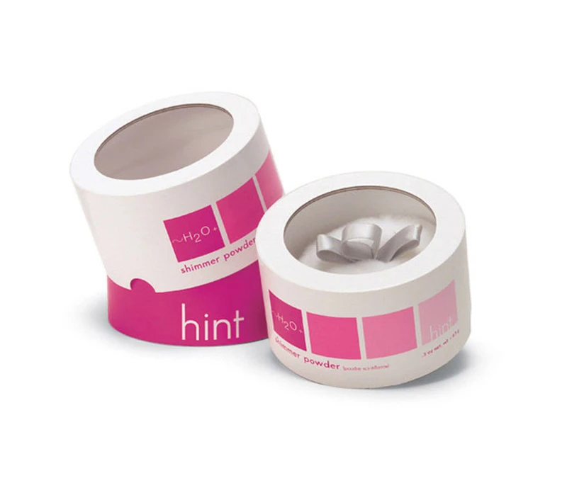 Горячее тиснение печать логотипа кушетка Круглая Бумажная коробка