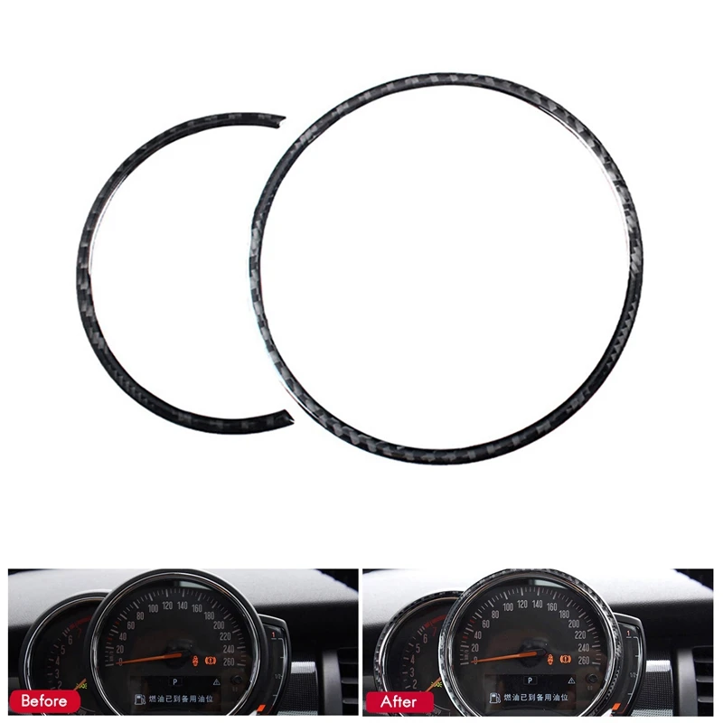 

for Mini Cooper F55 F56 Instrument Decoration Frame Speedometer Frame Modification Carbon Fiber