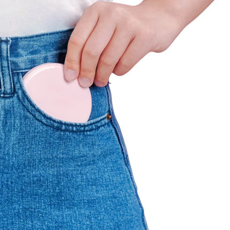 Компактное качественное складное мини зеркало с увеличением 1 шт. карманное