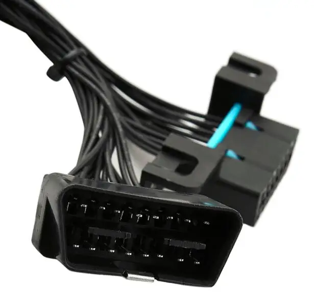 Автомобильный Удлинительный кабель OBD2 разветвитель диагностический коннертор
